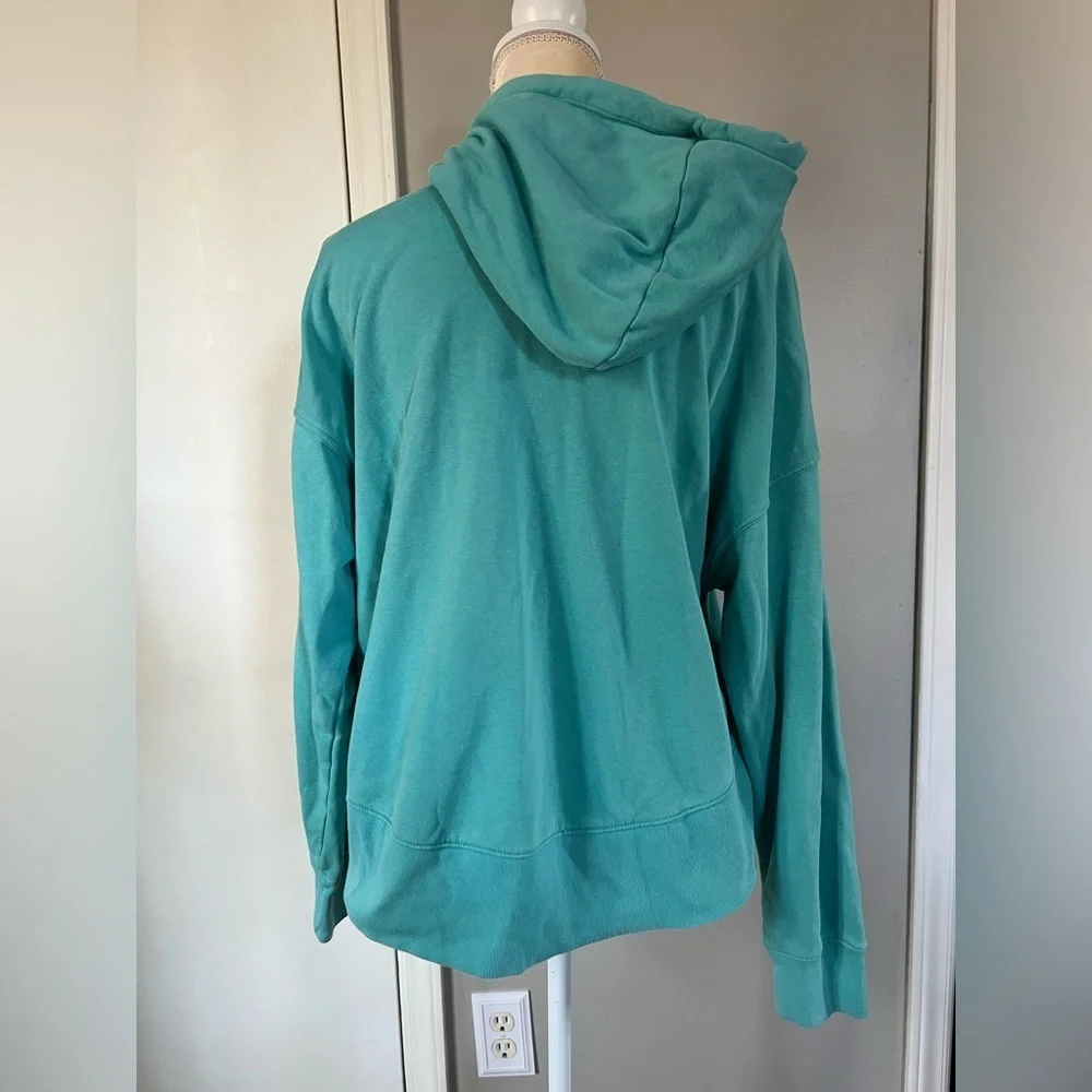 Nike Woman’s Teal Lightweight Pullover Athletic Hoodie Size Small